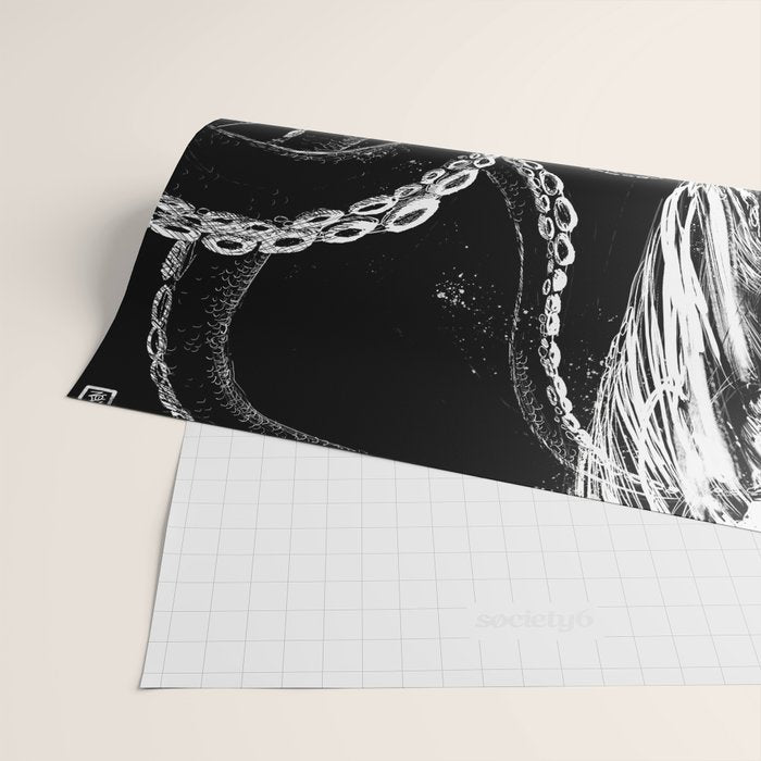Kraken Rules the Sea Wrapping Paper Gallery Image 2