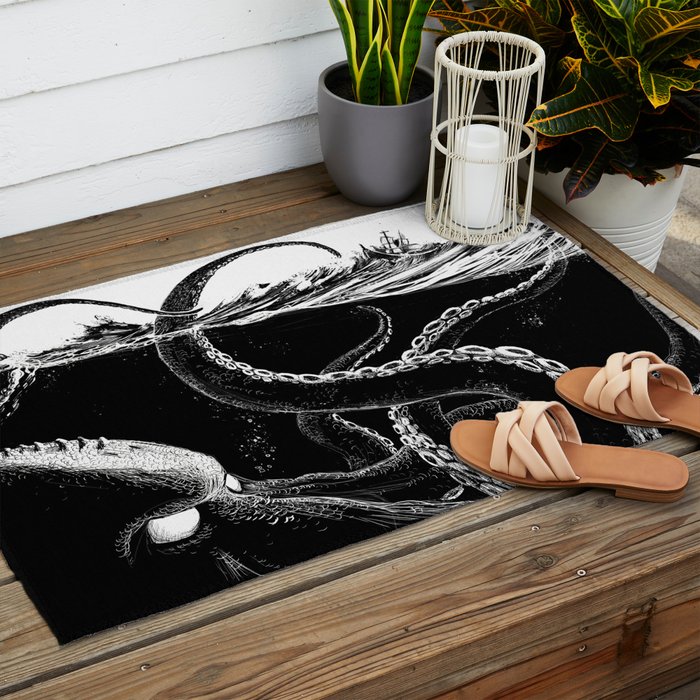 Kraken Rules the Sea Outdoor Rug Gallery Image 2