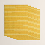 Geometric Art, Colorful Stripes, Yellow Wrapping Paper Gallery Image 3
