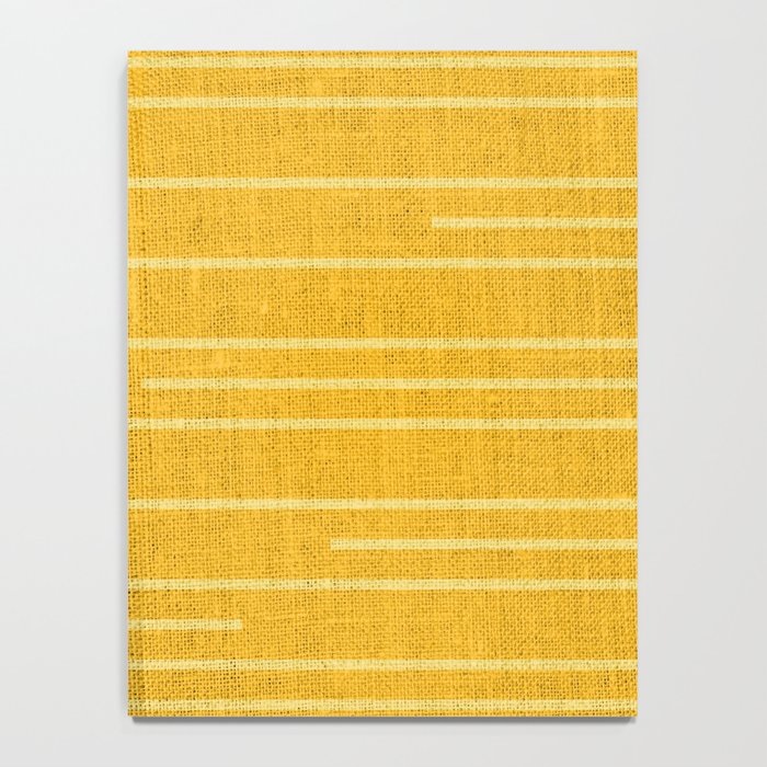 Geometric Art, Colorful Stripes, Yellow Notebook Gallery Image 4