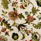 Red Green Jacobean Floral Embroidery Pattern Coffee Mug Gallery Image 2