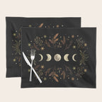 Moonlight Garden - Winter Brown Placemat Gallery Image 1
