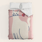 Casanova cat - the whimsical Catsanova Duvet Cover Gallery Image 6