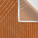 Lines (Rust) Wall Tapestry Gallery Image 3