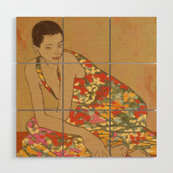 Flower dress  Wood Wall Art Gallery Image 1