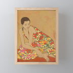 Flower dress  Mini Art Print Gallery Image 1