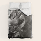 Black and White Summer Peony Comforter Gallery Image 6