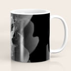 Black and White Summer Peony Coffee Mug Gallery Image 1