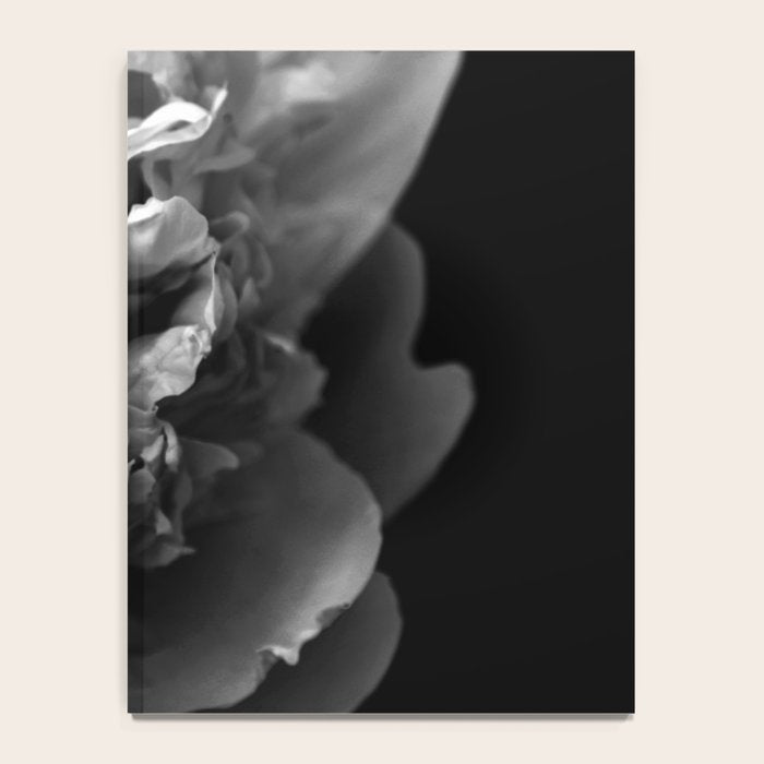 Black and White Summer Peony Notebook Gallery Image 4