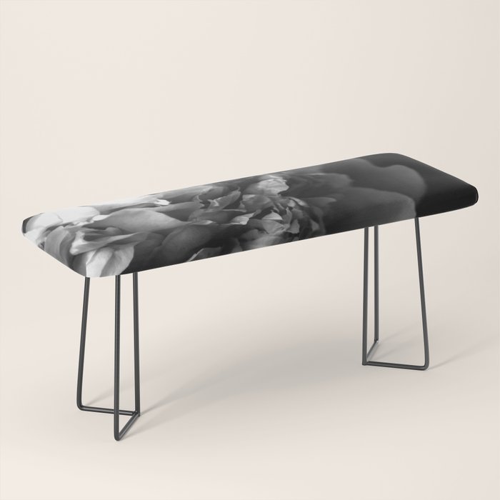 Black and White Summer Peony Bench Gallery Image 1