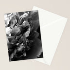 Black and White Summer Peony Stationery Card Gallery Image 2