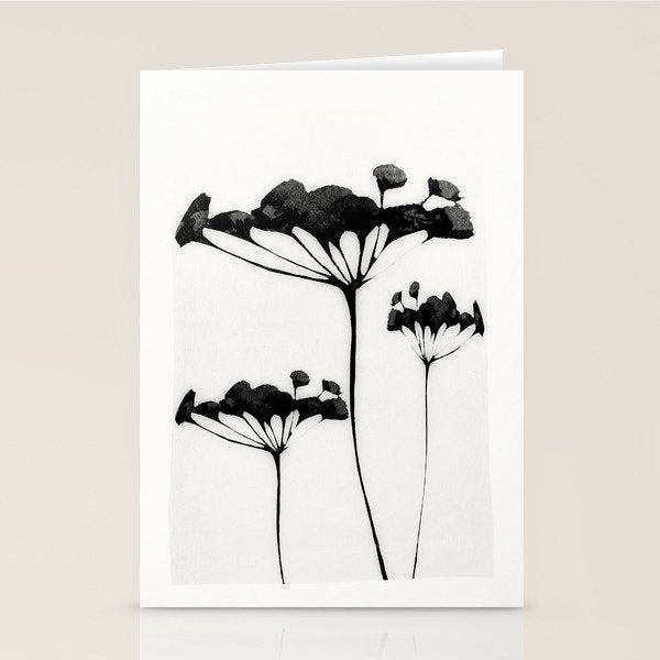 Abstract Art /Minimal Plant 118 Stationery Card Gallery Image 1