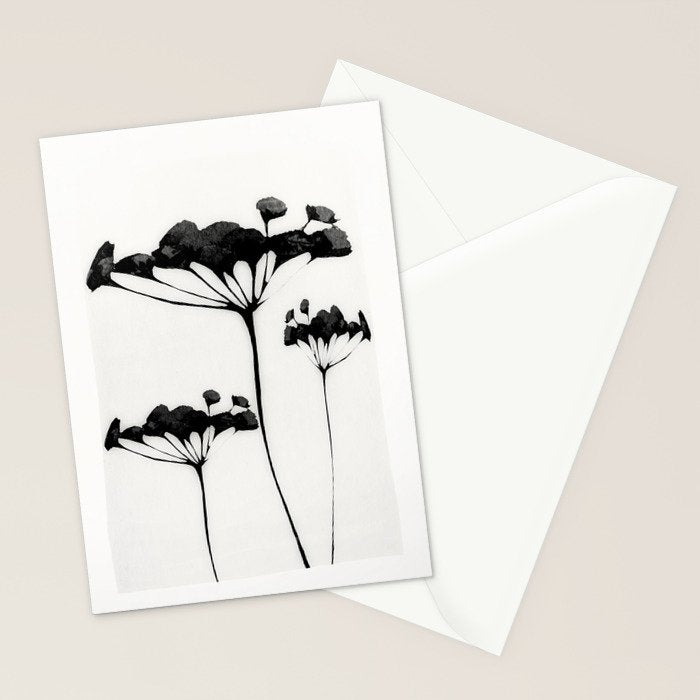 Abstract Art /Minimal Plant 118 Stationery Card Gallery Image 2