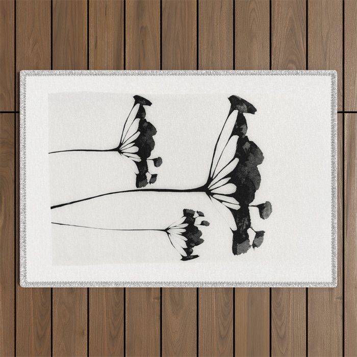 Abstract Art /Minimal Plant 118 Outdoor Rug Gallery Image 1