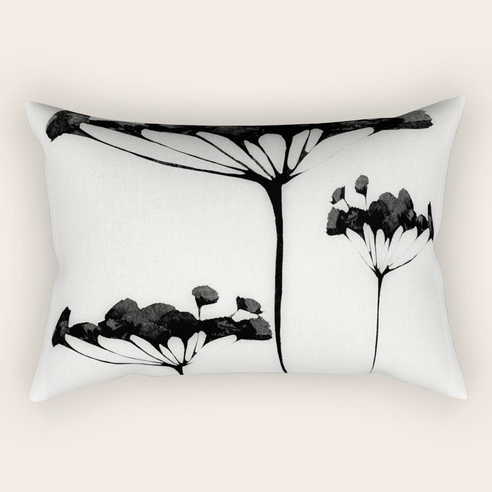 Abstract Art /Minimal Plant 118 Rectangular Pillow Gallery Image 2