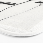 Abstract Art /Minimal Plant 118 Bath Mat Gallery Image 3