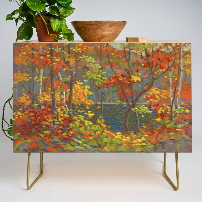 Tom Thomson The Pool 1915-1916 Canadian Landscape Artist Credenza Gallery Image 1
