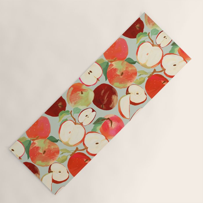 Fresh Apples Yoga Mat Gallery Image 1