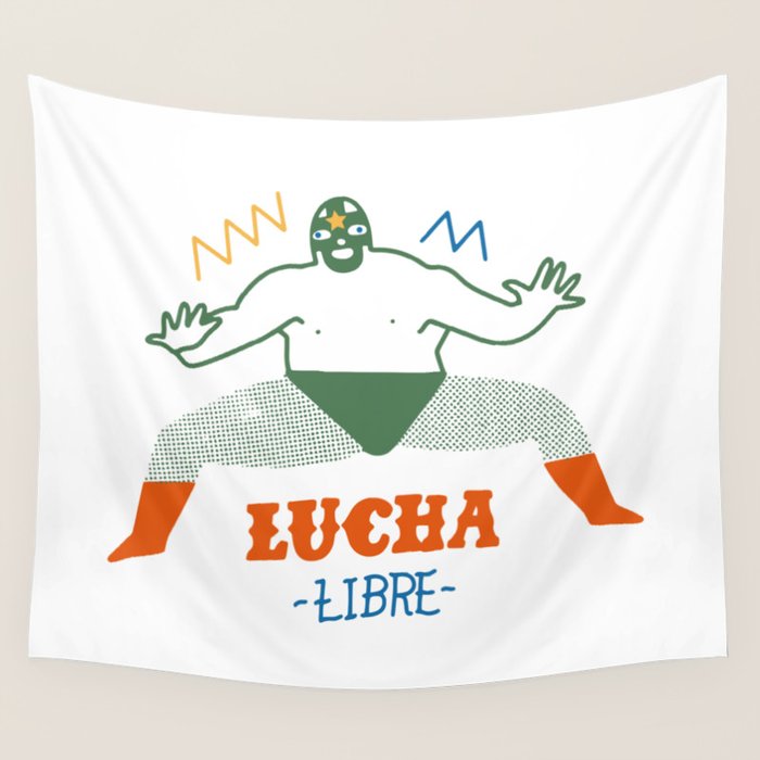 Lucha libre Wall Tapestry Gallery Image 1
