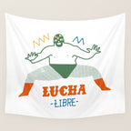 Lucha libre Wall Tapestry Gallery Image 4