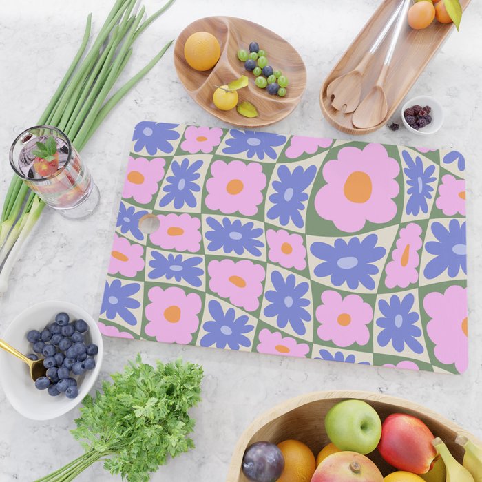 Floral seven Cutting Board Gallery Image 2