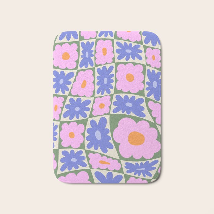 Floral seven Bath Mat Gallery Image 1