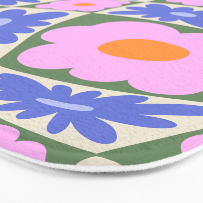 Floral seven Bath Mat Gallery Image 3