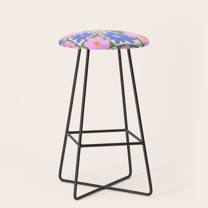 Floral seven Stool Gallery Image 1