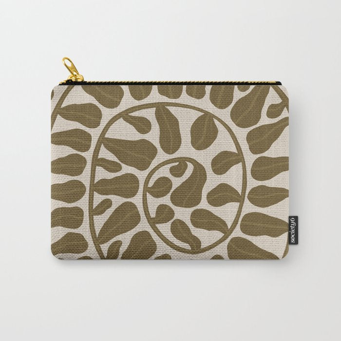 One Hundred-Leaved Plant #6 Carry All Pouch Gallery Image 1