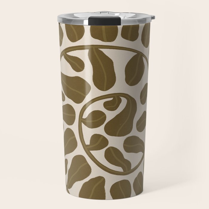 One Hundred-Leaved Plant #6 Travel Mug Gallery Image 1