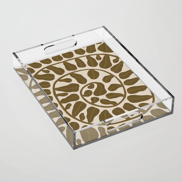 One Hundred-Leaved Plant #6 Acrylic Tray Gallery Image 1