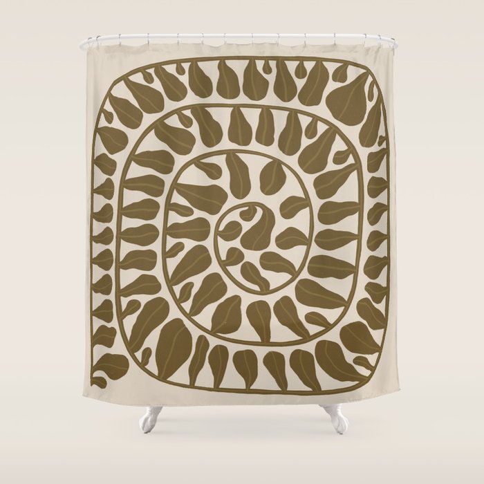 One Hundred-Leaved Plant #6 Shower Curtain Gallery Image 1