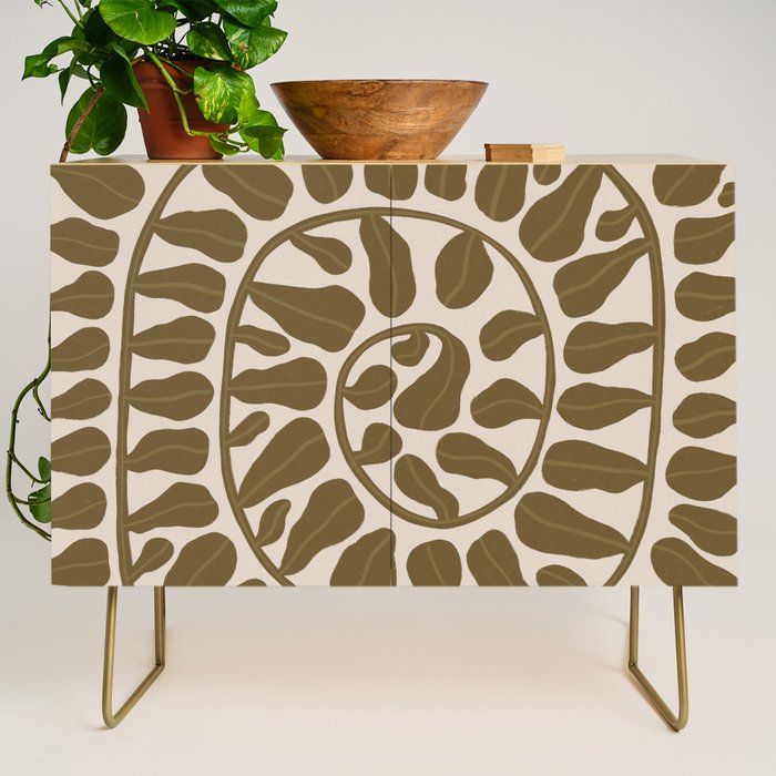 One Hundred-Leaved Plant #6 Credenza Gallery Image 1