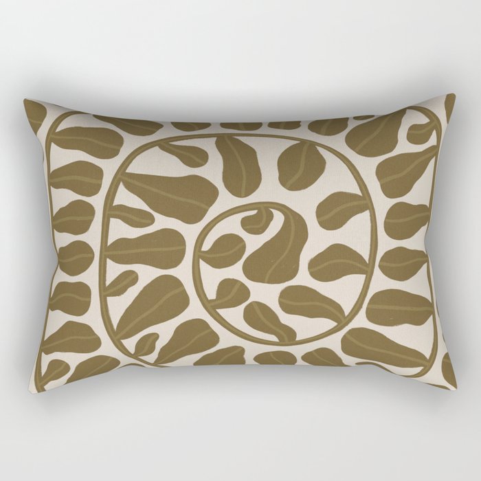 One Hundred-Leaved Plant #6 Rectangular Pillow Gallery Image 2