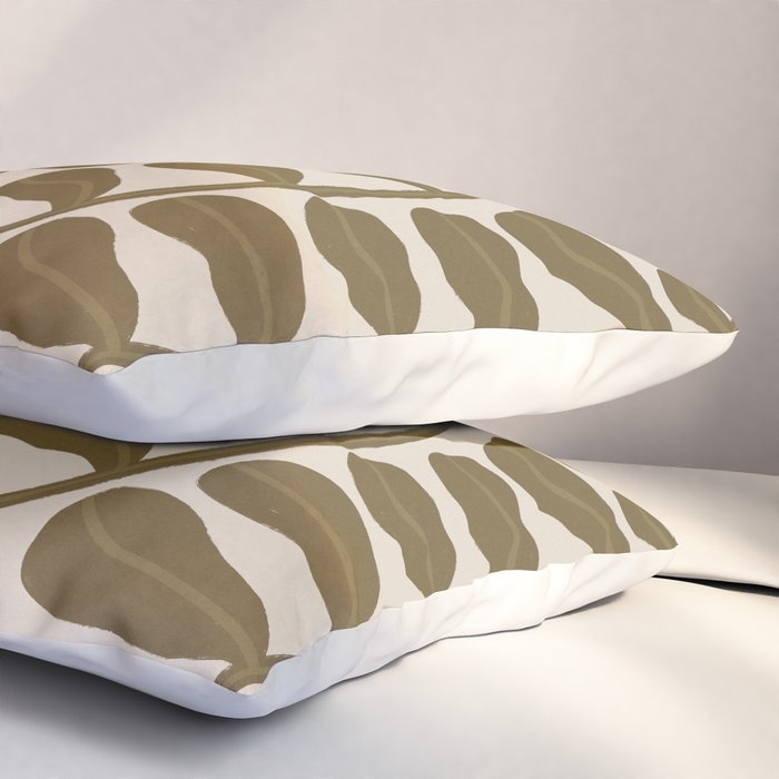 One Hundred-Leaved Plant #6 Pillow Sham Gallery Image 3