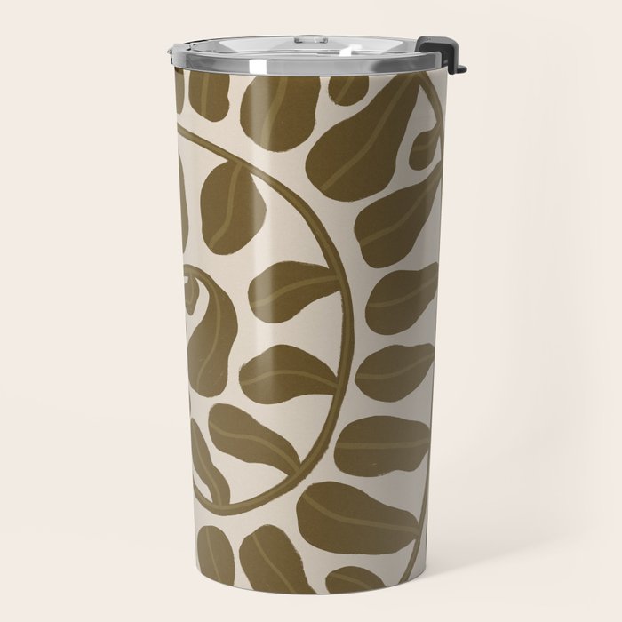 One Hundred-Leaved Plant #6 Travel Mug Gallery Image 2
