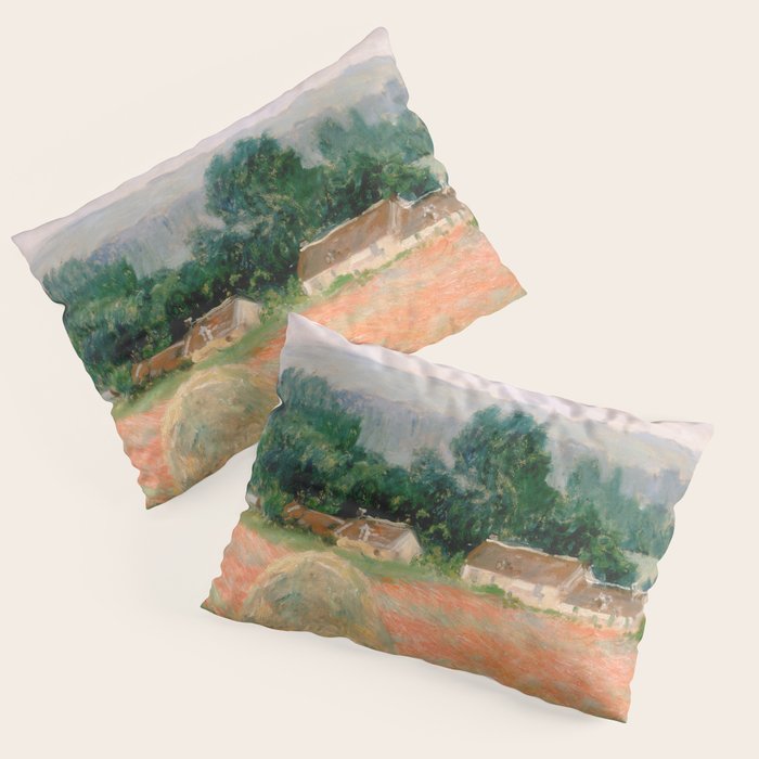 Haystack at Giverny by Claude Monet Pillow Sham Gallery Image 1
