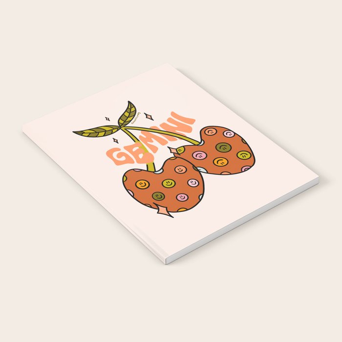 Gemini Cherries Notebook Gallery Image 2