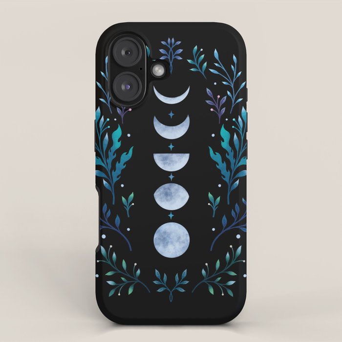 Moonlight Garden - Blue iPhone Case Gallery Image 1