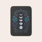 Moonlight Garden - Blue Bath Mat Gallery Image 1