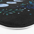 Moonlight Garden - Blue Bath Mat Gallery Image 3