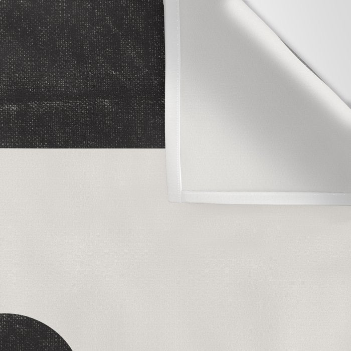 Black And White Bauhaus Abstract Wall Tapestry Gallery Image 3