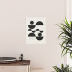 Black And White Bauhaus Abstract Poster Gallery Image 2