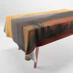Desert in the Golden Sun Glow Tablecloth Gallery Image 1