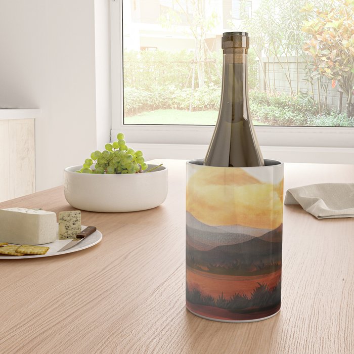 Desert in the Golden Sun Glow Wine Chiller Gallery Image 4