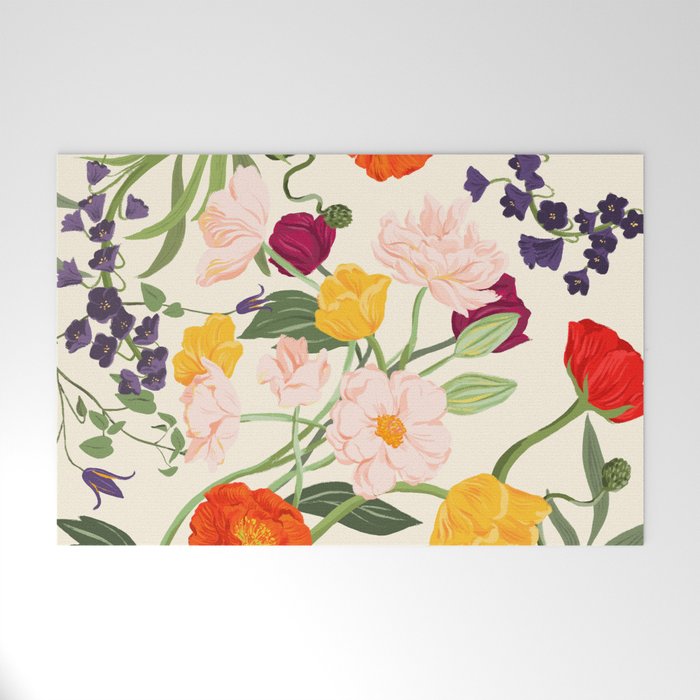 Poppy Garden Welcome Mat Gallery Image 1