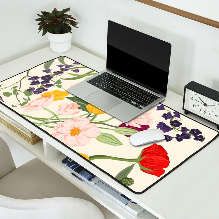 Poppy Garden Desk Mat Gallery Image 2