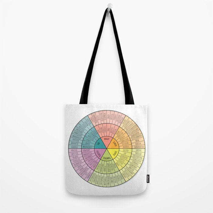 Feelings Wheel - Bright Tote Bag Gallery Image 2