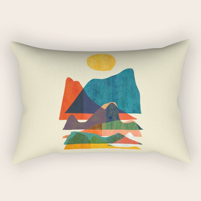 Everything is beautiful under the sun Rectangular Pillow Gallery Image 2