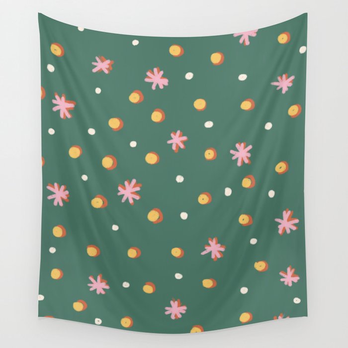 Stars and dots Wall Tapestry Gallery Image 4